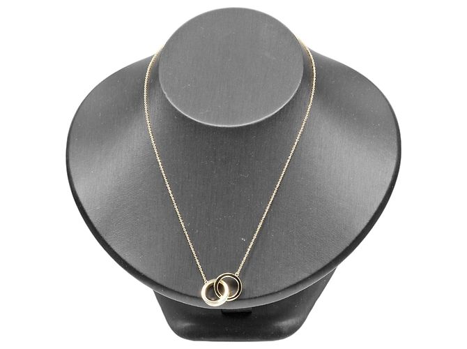 Autre Marque Tiffany & Co. 1837 Interlocking Circle Halskette Golden - Ansicht 2