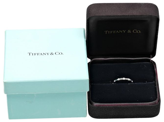 Autre Marque Tiffany & Co. Bizet Ring aus Platin Silber - Ansicht 10