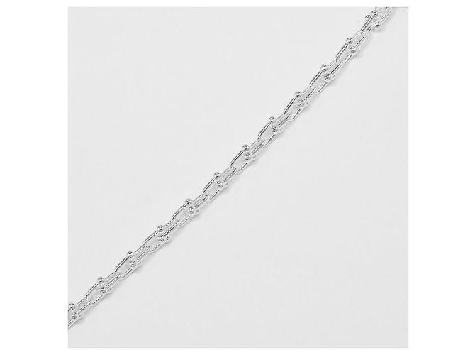 Autre Marque Bracciale Tiffany HardWear Microlink Argento - vista 7
