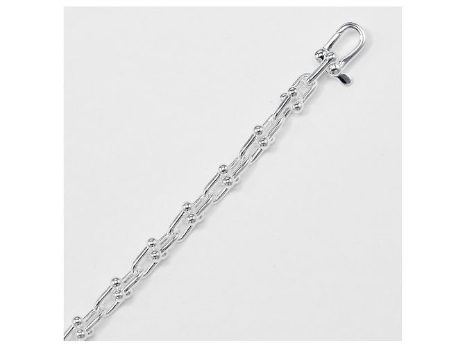Autre Marque Bracciale Tiffany HardWear Microlink Argento - vista 8