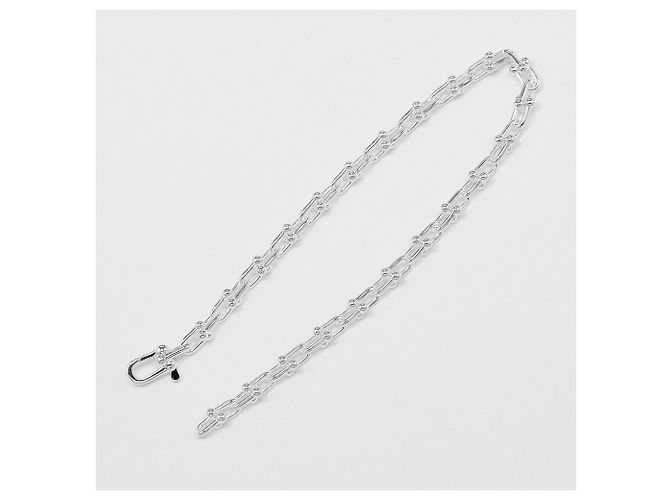Autre Marque Bracciale Tiffany HardWear Microlink Argento - vista 9