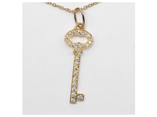 Autre Marque Collar Llave Oval Tiffany & Co. Dorado - vista 4