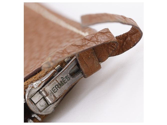 Hermès Cartera larga Hermes Dogon en piel Taurillon Clemence marrón Castaño - vista 14