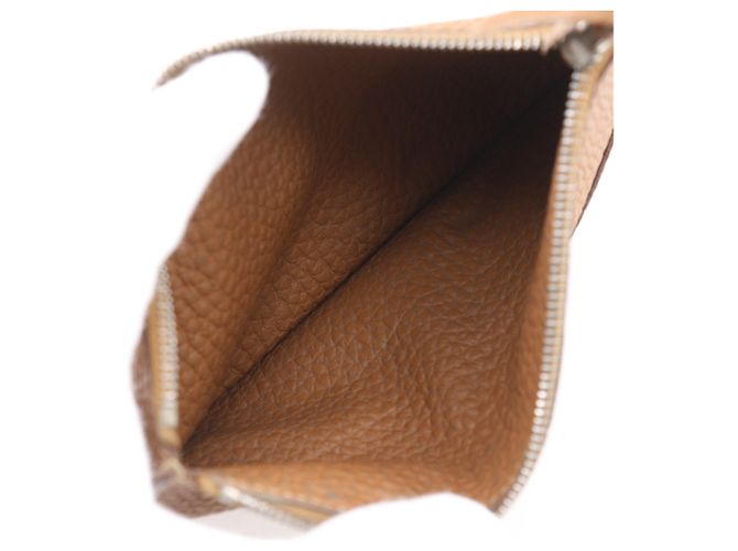 Hermès Cartera larga Hermes Dogon en piel Taurillon Clemence marrón Castaño - vista 17