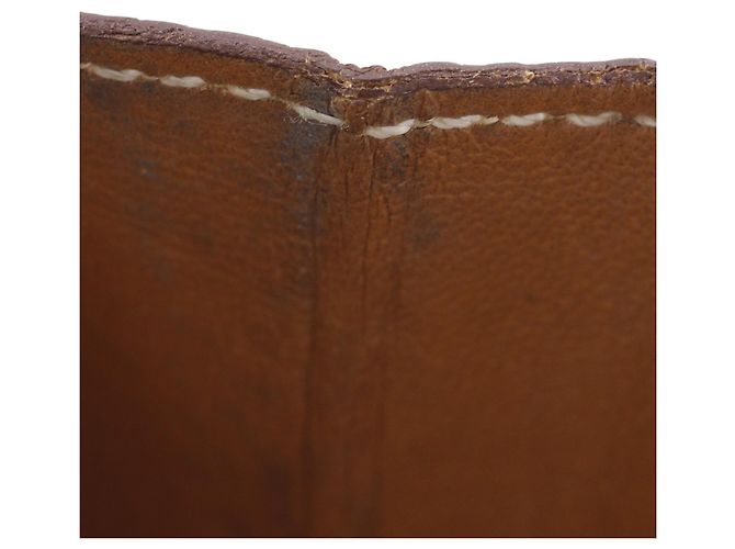 Hermès Cartera larga Hermes Dogon en piel Taurillon Clemence marrón Castaño - vista 9