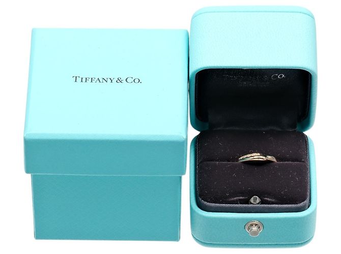 Autre Marque Anel Aliança Open Heart Tiffany & Co. em ouro rosa 18K Dourado - vista 10