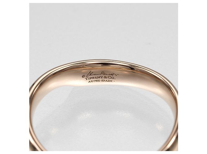 Autre Marque Anel Aliança Open Heart Tiffany & Co. em ouro rosa 18K Dourado - vista 4