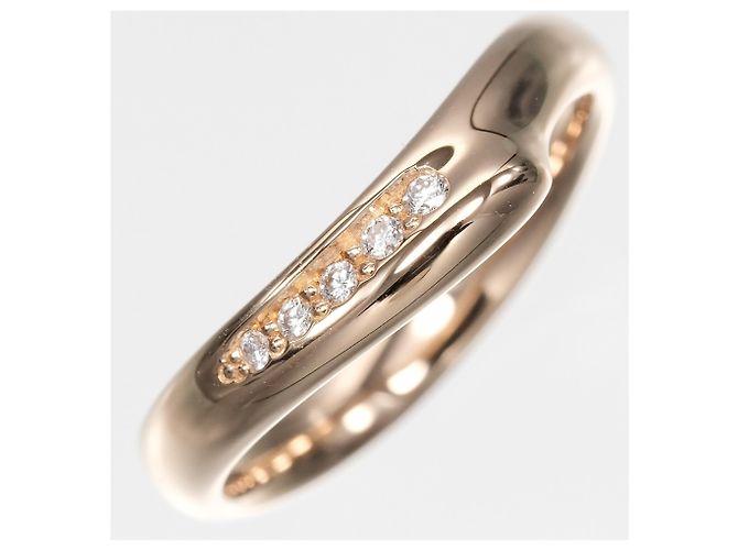 Autre Marque Anel Aliança Open Heart Tiffany & Co. em ouro rosa 18K Dourado - vista 5