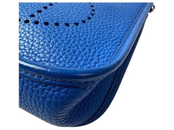 Hermès Hermes Evelyne Amazon TPM Schultertasche Blau - Ansicht 10