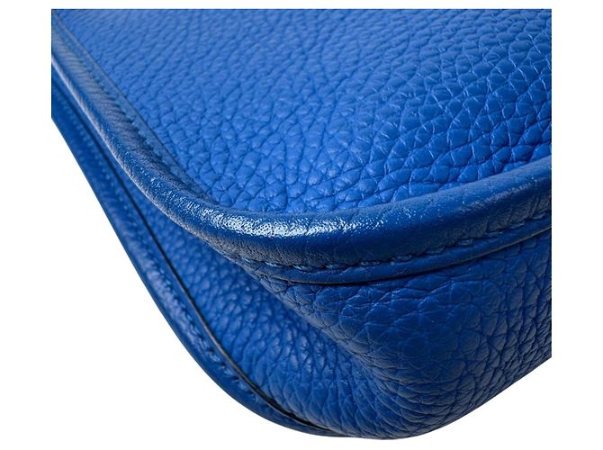 Hermès Hermes Evelyne Amazon TPM Schultertasche Blau - Ansicht 11