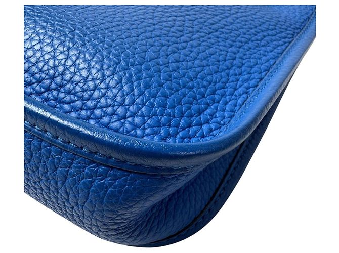 Hermès Hermes Evelyne Amazon TPM Schultertasche Blau - Ansicht 12