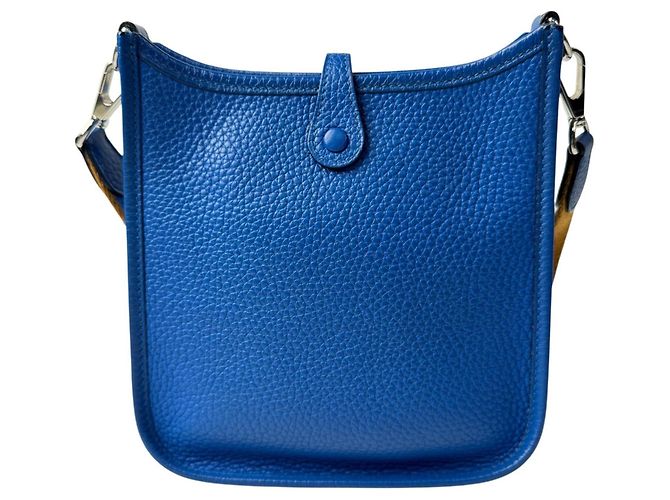 Hermès Hermes Evelyne Amazon TPM Schultertasche Blau - Ansicht 2
