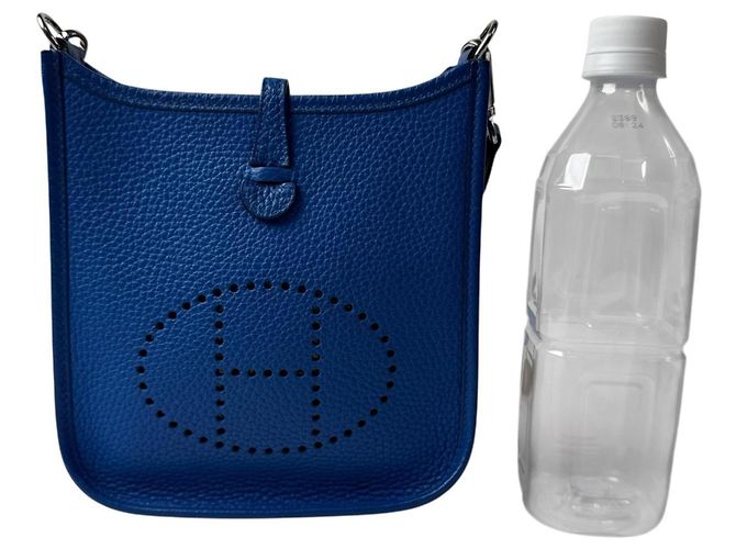 Hermès Hermes Evelyne Amazon TPM Schultertasche Blau - Ansicht 8