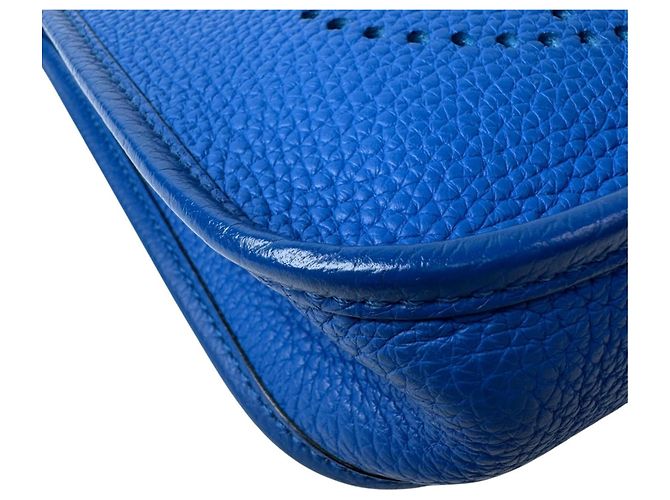 Hermès Hermes Evelyne Amazon TPM Schultertasche Blau - Ansicht 9