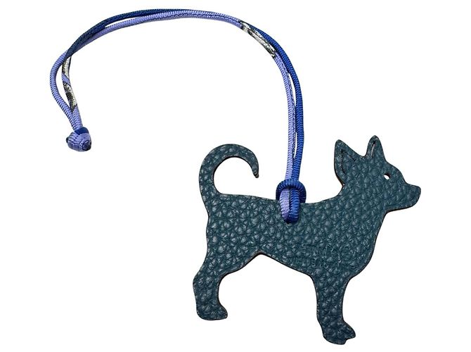 Hermès Hermes Petit H Chihuahua Charm Rosso Verde chiaro - vista 2