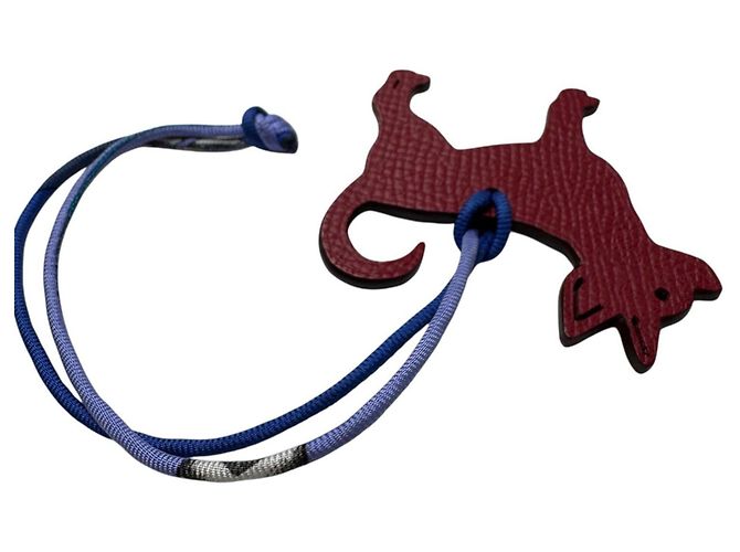 Hermès Hermes Petit H Chihuahua Charm Rosso Verde chiaro - vista 3