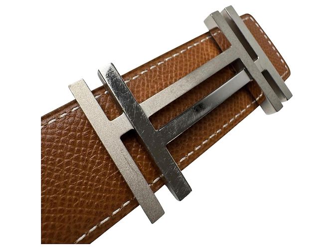 Hermès Cinto Hermes H-Ocalé para mulheres Dourado - vista 11