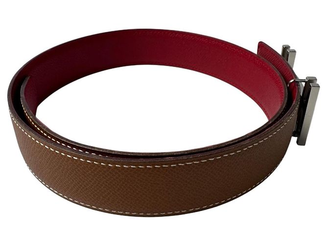 Hermès Cinto Hermes H-Ocalé para mulheres Dourado - vista 3
