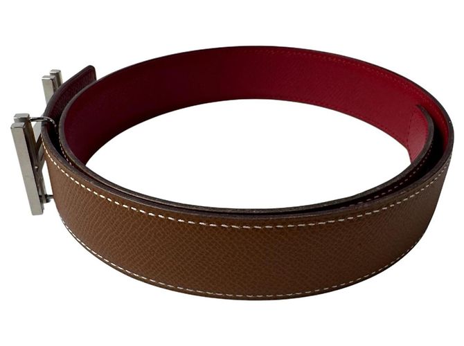 Hermès Cinto Hermes H-Ocalé para mulheres Dourado - vista 4