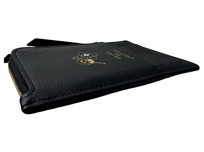 Louis Vuitton Kartenetui aus Kalbsleder Schwarz - Ansicht 7