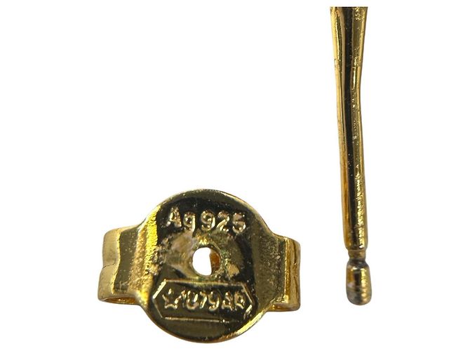 Pendientes de botón Anagram Pebble Loewe Dorado - vista 5
