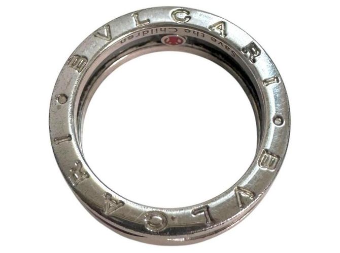 Bulgari Anillo Bvlgari B.zero1 Save the Children Negro Plata - vista 3