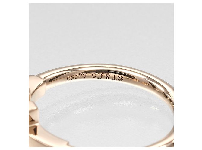 Autre Marque Tiffany & Co. T Wire Ring in Roségold Golden - Ansicht 4