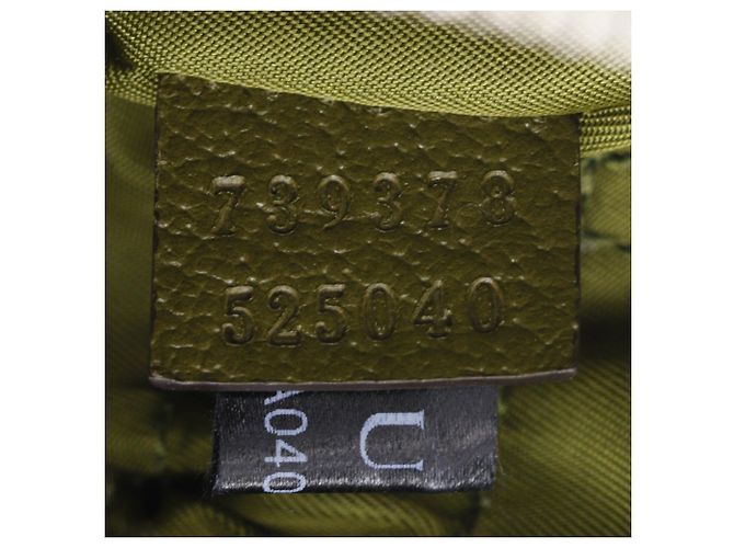 Neceser Gucci GG Canvas Verde - vista 13