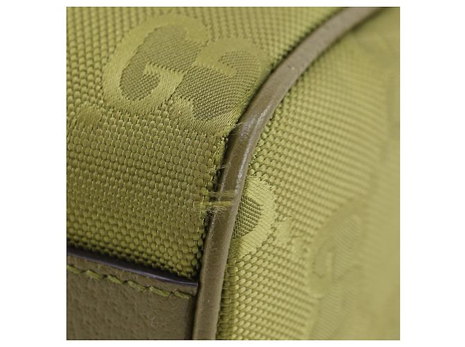 Neceser Gucci GG Canvas Verde - vista 4