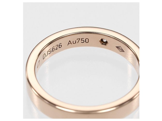 Anello Cartier C de inciso in oro rosa 18K D'oro - vista 5