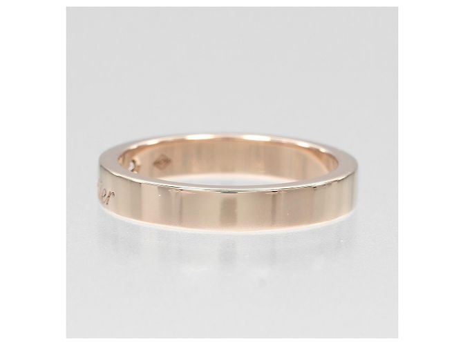 Anello Cartier C de inciso in oro rosa 18K D'oro - vista 7