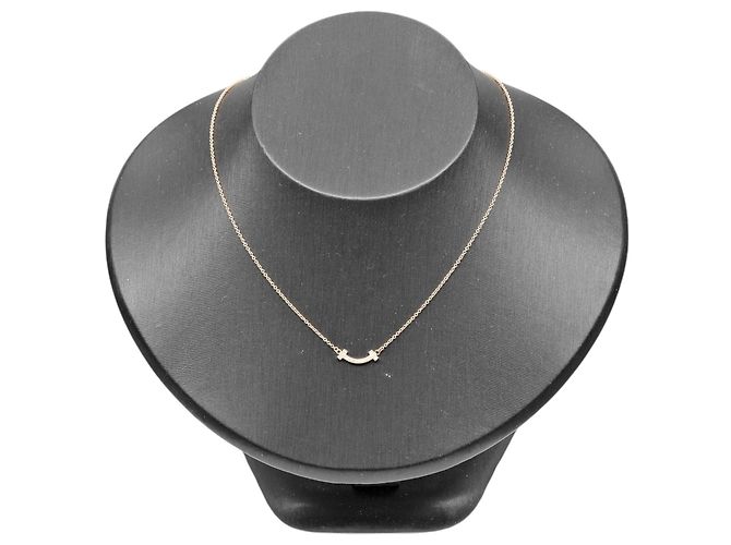 Autre Marque Collana Tiffany & Co. T Smile Mini in oro rosa 18K D'oro - vista 2