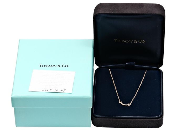 Autre Marque Collana Tiffany & Co. T Smile Mini in oro rosa 18K D'oro - vista 8