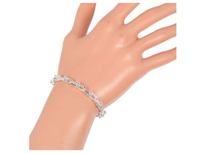 Autre Marque Bracciale Tiffany HardWear a maglie piccole Argento - vista 2
