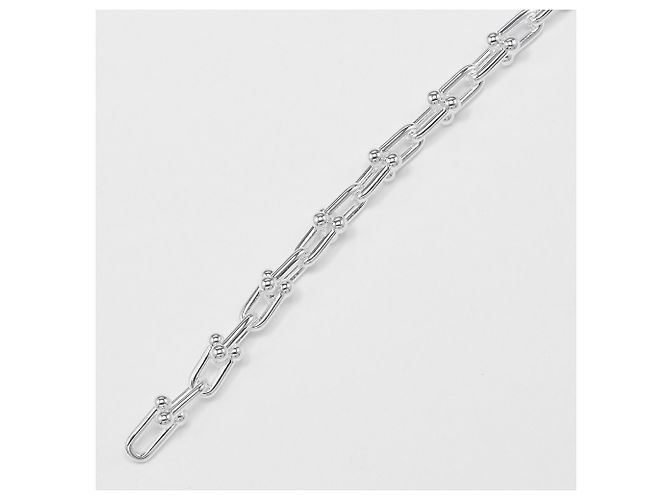 Autre Marque Bracciale Tiffany HardWear a maglie piccole Argento - vista 5