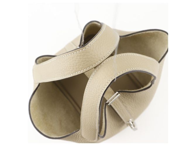 Hermès Bolso Hermes Picotin Lock 18 PM Beige - vista 5