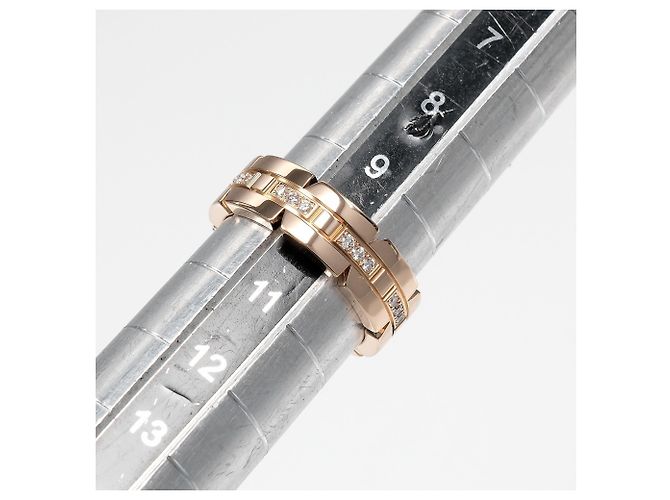 Anello Cartier Tank Française in oro rosa 18K D'oro - vista 11