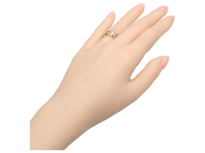 Anello Cartier Tank Française in oro rosa 18K D'oro - vista 2