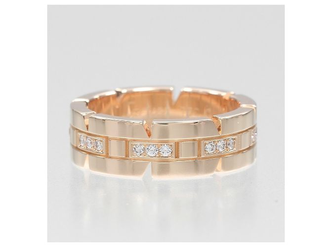Anello Cartier Tank Française in oro rosa 18K D'oro - vista 5