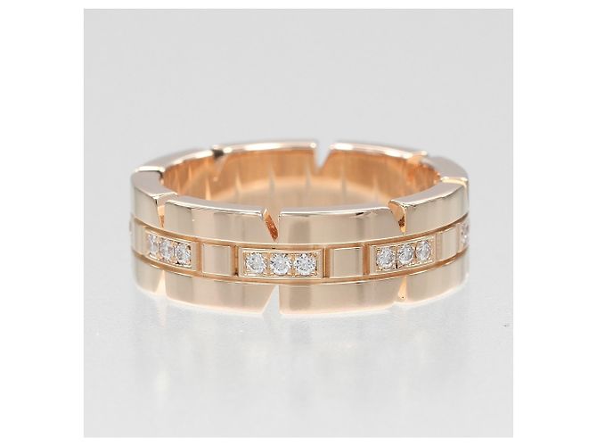 Anello Cartier Tank Française in oro rosa 18K D'oro - vista 6