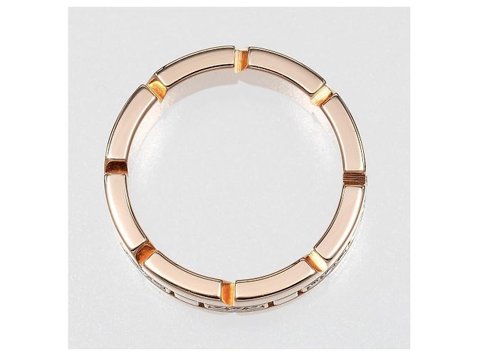Anello Cartier Tank Française in oro rosa 18K D'oro - vista 8