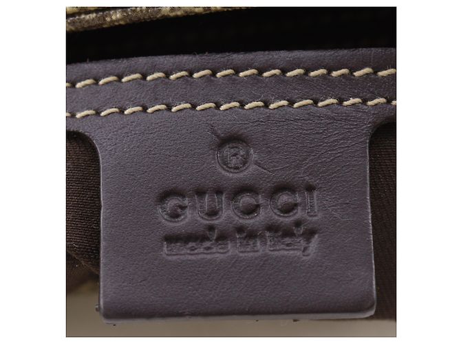Borsa a tracolla Gucci Brown GG Supreme Marrone - vista 10