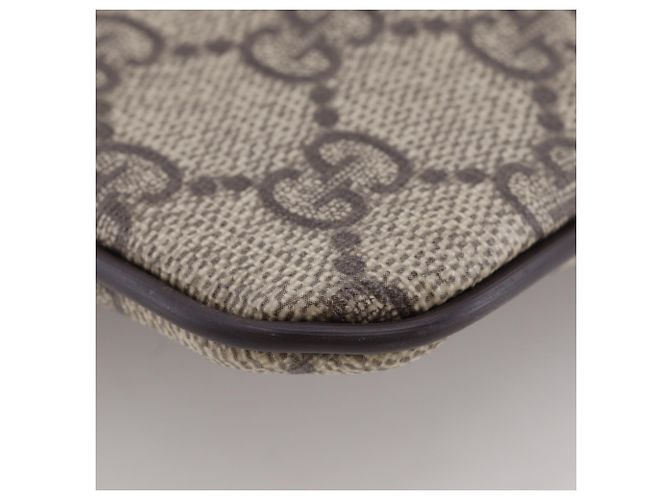 Borsa a tracolla Gucci Brown GG Supreme Marrone - vista 4