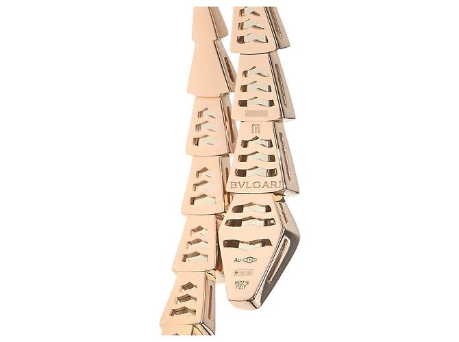 Bulgari Bvlgari Serpenti Viper Bracciale in Oro Rosa e Diamanti D'oro - vista 5