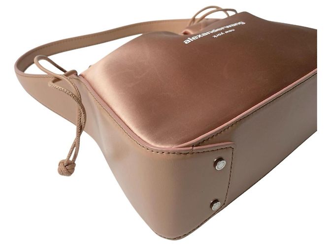 Borsa monospalla in raso da donna Alexander Wang Rosa - vista 12
