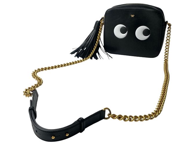 Borsa a tracolla Anya Hindmarch Eyes Nero - vista 2