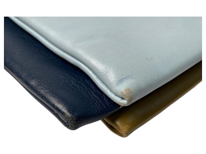 Marni Museo 2-Way Schultertasche/Handtasche Blau Khaki - Ansicht 11