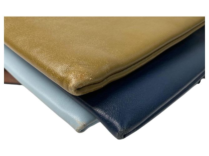 Marni Museo 2-Way Schultertasche/Handtasche Blau Khaki - Ansicht 12