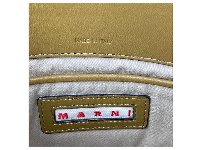 Marni Museo 2-Way Schultertasche/Handtasche Blau Khaki - Ansicht 8