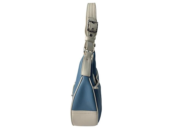 Borsa Coach Soho One-Shoulder in pelle azzurra Blu chiaro - vista 3